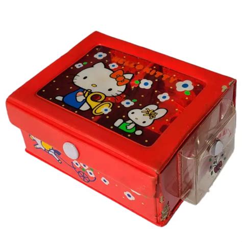 red metal hello.kitty box 1976 1994 sanrio 22525 hamburg germany|RARE Vintage 1976 Sanrio~HELLO KITTY Tin/Metal Mini.